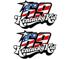 Ducati Stickers Motociklo lipdukai Ducati 848 Nicky Hayden 69, dizainas Nr. 3, šalmui skirto dizaino, 2 vnt.