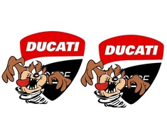 Ducati Stickers Motociklo lipdukai Ducati Corse Taz, dizainas Nr. 2, 2 vnt.
