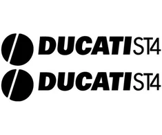 Ducati Stickers Motociklo lipdukai Ducati ST4 V3, kelionių stiliaus, 2 vnt.
