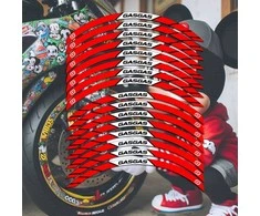 GASGAS motocross motociklo ratlankių lipdukai
