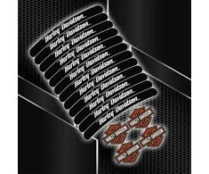 Harley-Davidson ratlankių lipdukų rinkinys