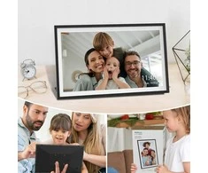 HD IPS skaitmeninis nuotraukų rėmelis su jutikliniu ekranu