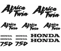 Honda Africa Twin 750 motociklo lipdukų rinkinys