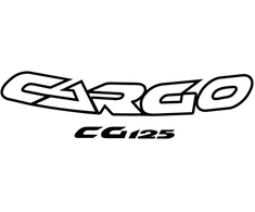 Honda cargo cg 125 motociklo lipdukai