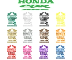 HONDA CBR 1000 FIREBLADE motociklo logo lipdukų rinkinys