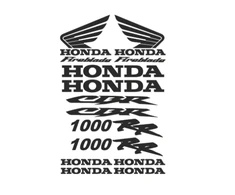HONDA CBR 1000 FIREBLADE motociklo logo lipdukų rinkinys