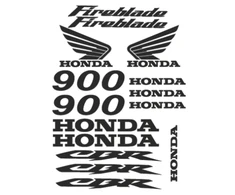 HONDA CBR 900 FIREBLADE motociklo logo lipdukų rinkinys