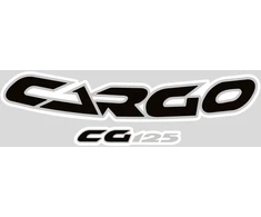 Honda cg cargo 125 motociklo lipdukai