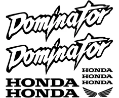 Honda dominator motociklo lipdukai