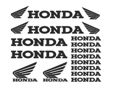 HONDA motociklo logotipo lipdukų rinkinys, vinilo lipdukai