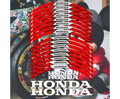 Honda motociklo ratlankių lipdukai