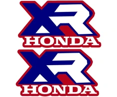 Honda Motorcycle Stickers Motociklo lipdukai Honda XR, dizainas Nr. 7, enduro / motokroso stiliaus, 2 vnt.