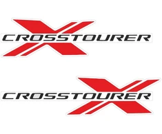Honda Motorcycle Stickers Motociklo lipdukai Honda Crosstourer VFR1200X, kelionių stiliaus, 2 vnt.