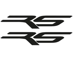 Honda Motorcycle Stickers Motociklo lipdukai Honda RS, dizainas Nr. 2, 2 vnt.
