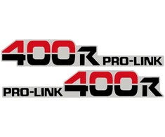 Honda Motorcycle Stickers Motociklo lipdukai Honda CR400R Pro-Link, retro stiliaus, enduro / motokroso stiliaus, 2 vnt.