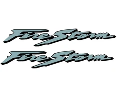 Honda Motorcycle Stickers Motociklo lipdukai Honda VTR 1000 Firestorm, apdailos plastikams, 2 vnt.