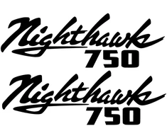 Honda Motorcycle Stickers Motociklo lipdukai Honda CB750 Nighthawk, dizainas Nr. 3, retro stiliaus, 2 vnt.