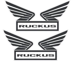 Honda Motorcycle Stickers Motorolerio lipdukai Honda Ruckus, su sparnų motyvu, 2 vnt.