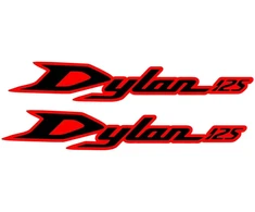 Honda Motorcycle Stickers Motorolerio lipdukai Honda Dylan 125, dizainas Nr. 3, 2 vnt.