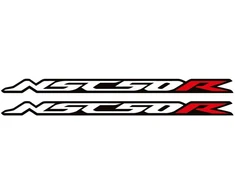 Honda Motorcycle Stickers Motorolerio lipdukai Honda NSC 50R, dizainas Nr. 2, 2 vnt.