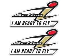 Honda Motorcycle Stickers Motorolerio lipdukai Honda Activa, 2 vnt.