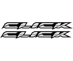 Honda Motorcycle Stickers Motorolerio lipdukai Honda Click, 2 vnt.