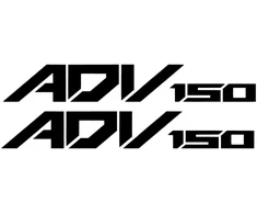 Honda Motorcycle Stickers Motorolerio lipdukai Honda ADV150, kelionių stiliaus, 2 vnt.