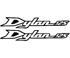 Honda Motorcycle Stickers Motorolerio lipdukai Honda Dylan 125, 2 vnt.