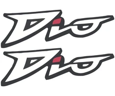 Honda Motorcycle Stickers Motorolerio lipdukai Honda Dio, apdailos plastikams, 2 vnt.
