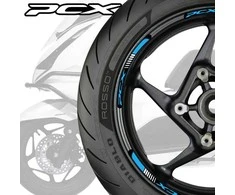 HONDA PCX ratlankių apklijavimo juostų lipdukai – visiškai paruoštas rinkinys