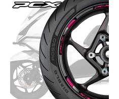 HONDA PCX ratlankių lipdukų juostos – kokybiškas pilnas rinkinys