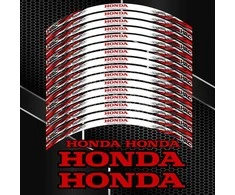 HONDA sportinių moto ratų lipdukai – ryškus ir matomas dizainas