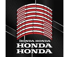 HONDA sportinių motociklų ratlankių dekoratyviniai lipdukai