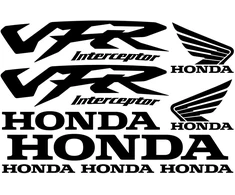Honda vfr interceptor motociklo lipdukai