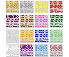 Honda VTR SP2 lipdukų rinkinys motociklo vinilo lipdukai, geltoni