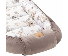 JUKKI didelis kokonas XXL kūdikio kostiumėlis 65x120cm medvilninis velvetas