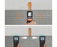 Kabelių ir laidų detektorius sienose | LCD | 5in1 | Metalo, laidų ir medienos ieškiklis