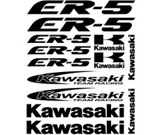 Kawasaki ER-5 lipdukų rinkinys motociklo vinilo lipdukai