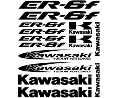 Kawasaki ER-6F lipdukų rinkinys