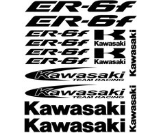 Kawasaki ER-6F motociklo lipdukų rinkinys