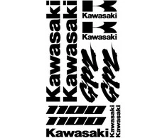Kawasaki GPZ 1100 lipdukų rinkinys
