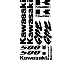 Kawasaki GPZ 500 lipdukų rinkinys motociklo vinilo lipdukai