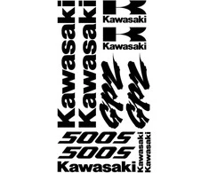 Kawasaki GPZ 500S motociklo lipdukų rinkinys