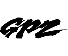 Kawasaki gpz motociklo lipdukai