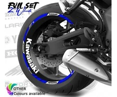 Kawasaki motociklo ratlankių lipdukai
