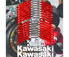 Kawasaki motociklo ratlankių lipdukai
