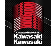 Kawasaki NINJA H2, Z, Versys ar KLX ratlankių lipdukai