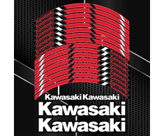 Kawasaki NINJA, H2, Z, Versys, KLX ratlankių lipdukai