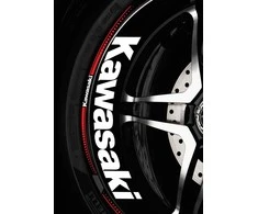 Kawasaki NINJA ratlankių lipdukai – įvairių spalvų pasirinkimas