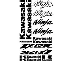 Kawasaki Ninja ZX-12R lipdukų rinkinys
